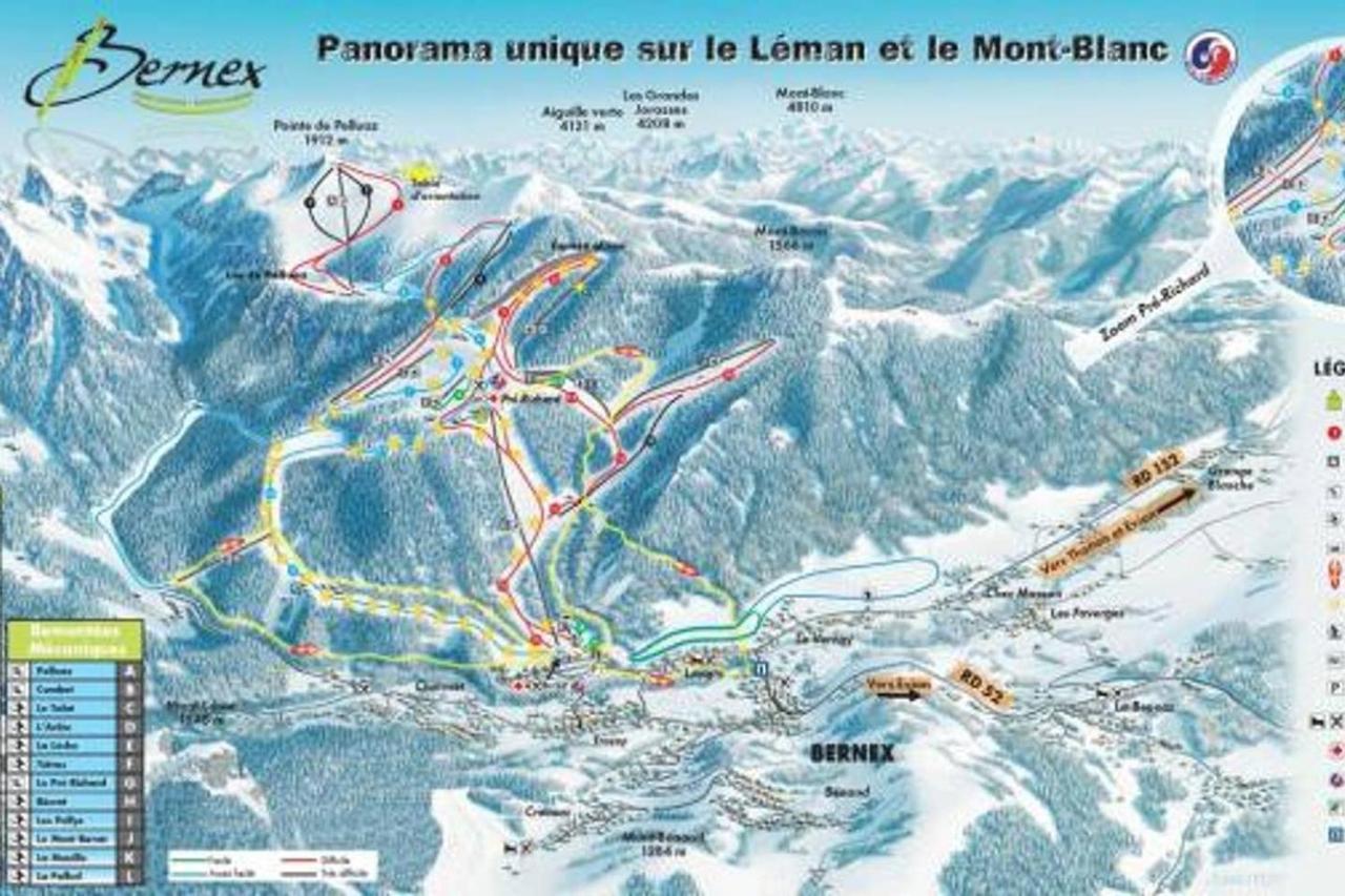 Le 211,ski et randonnée, lave linge ,parking Bernex Esterno foto